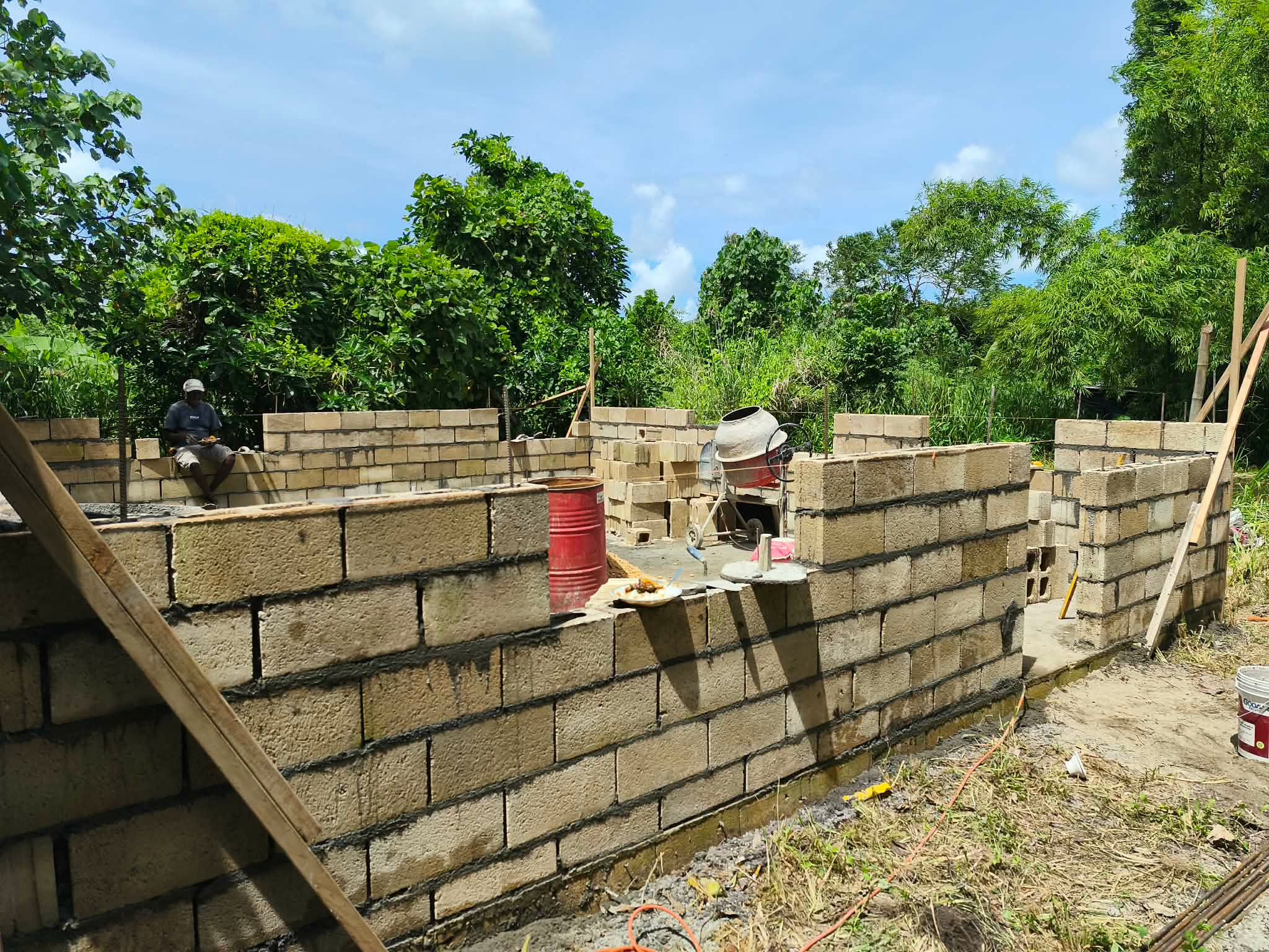 Residential Building Project Under Construction
